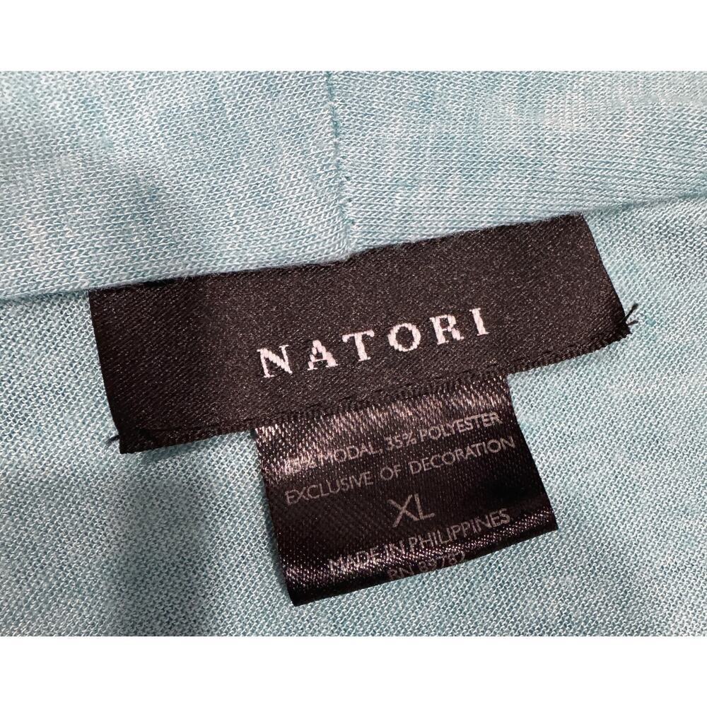 NATORI Shangri-La Long Robe Modal Loungewear Pajamas Size XL - Picture 3 of 3